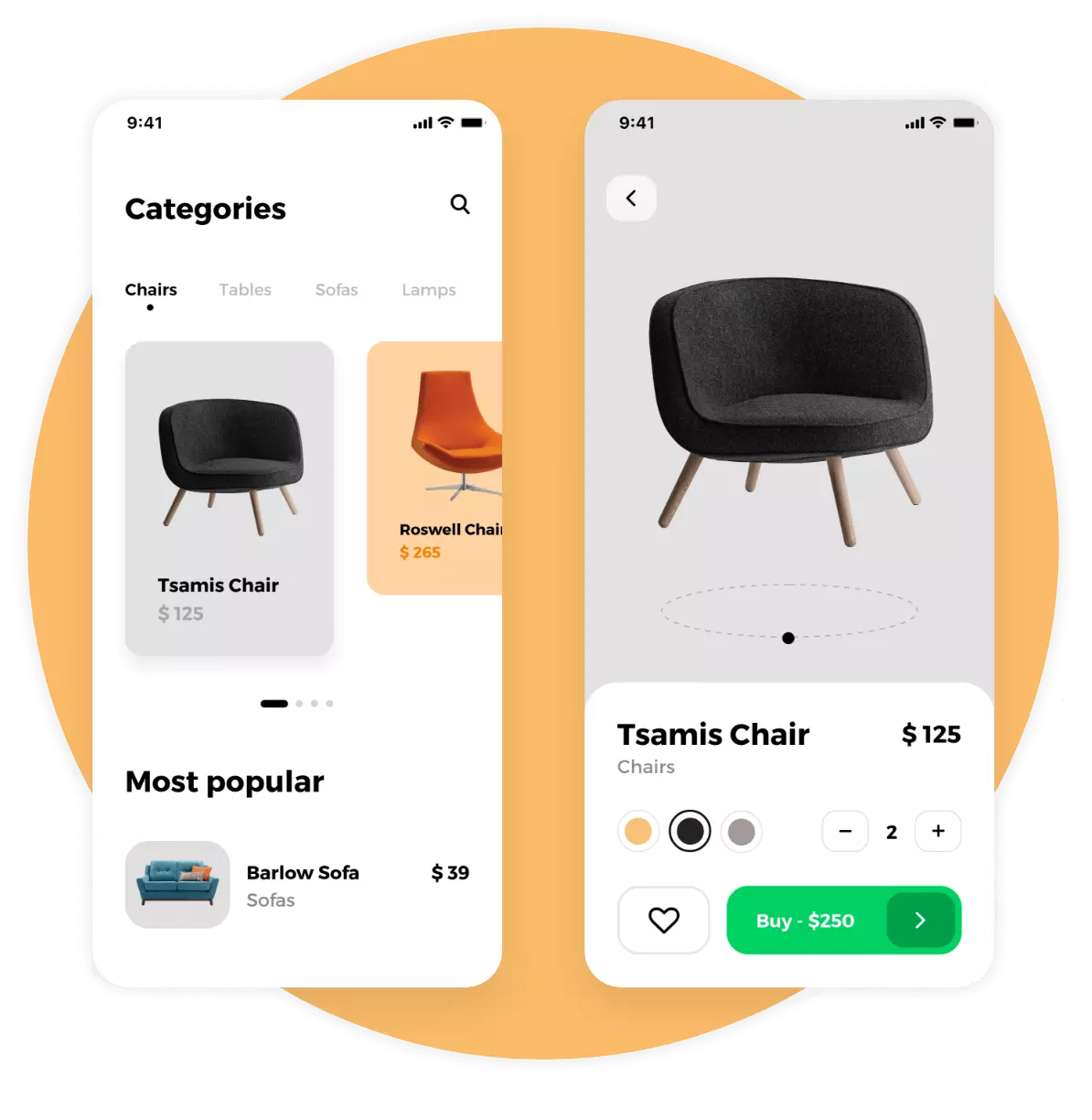 eCommerce app development for online store