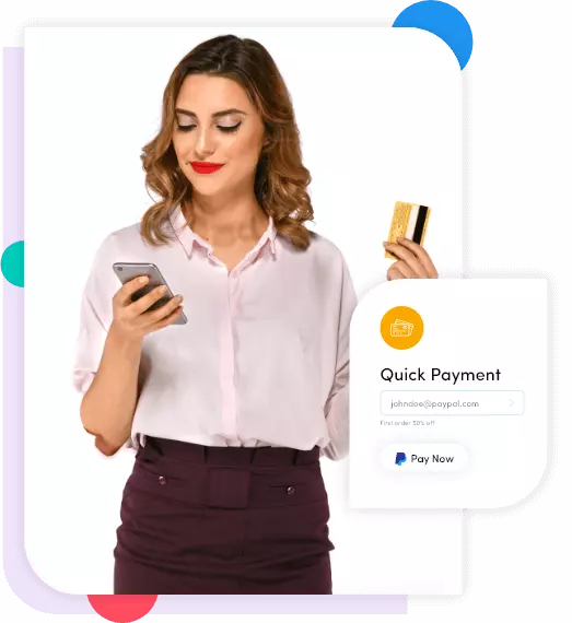 Accept online payments through ecommerce software